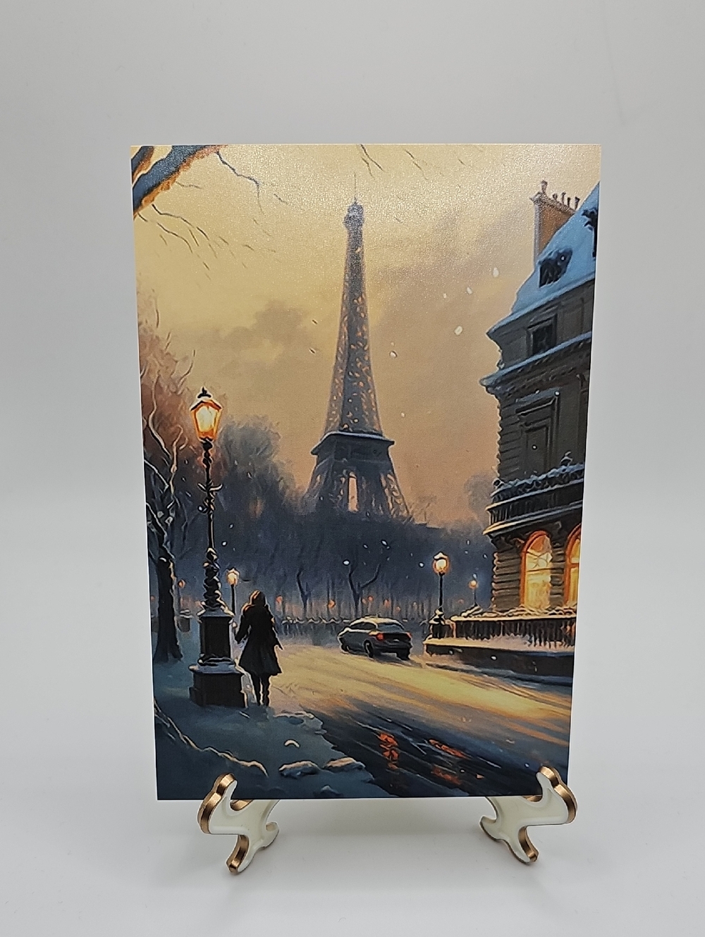 4x6 Paris Eiffel Tower Fantasy Art‎ Print